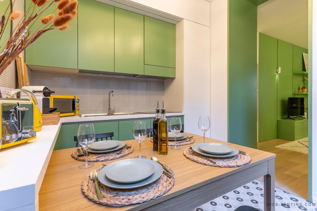 Nice Renting - Bavastro - Luxurious Loft - 2 Bedroom - Ac - Balcony - Trendy Neighborhood Exteriér fotografie